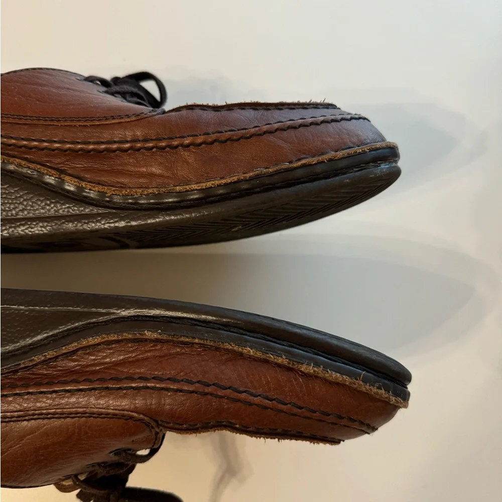 Finn Comfort Leather London Oxfords Brown Shoe Made in Germany Size 44 Men